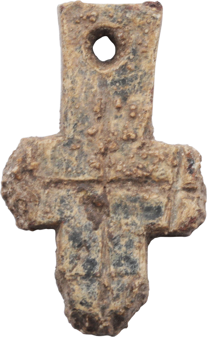 ENGLISH MORTUARY CROSS, 14th CENTURY - Picardi Jewelry