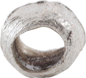 VIKING SILVERED BEAD, 9TH-11TH CENTURY AD - Picardi Jewelry