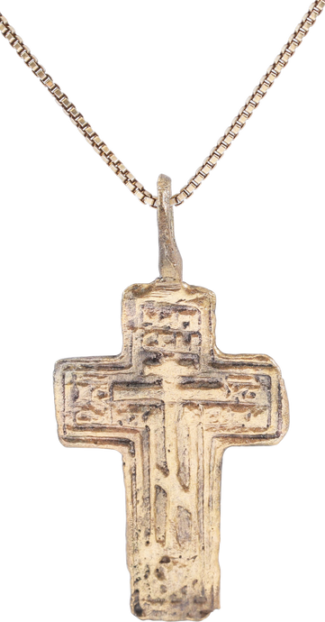 EASTERN EUROPEAN CROSS NECKLACE - Picardi Jewelry