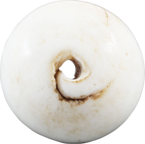 RARE VIKING SEA SHELL BEAD, 850-1050 AD - Picardi Jewelry