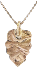 ANCIENT VIKING HEART PENDANT NECKLACE, C.850-1050 AD - Picardi Jewelry