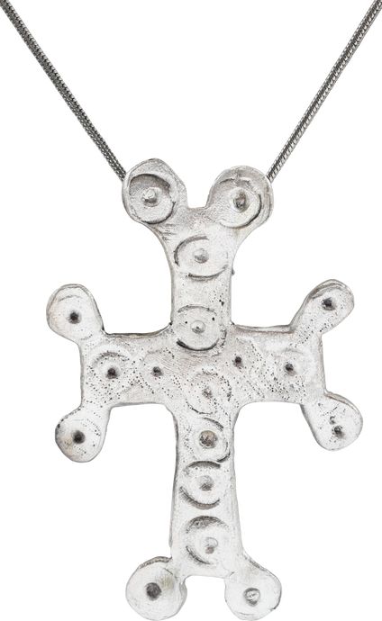 LARGE CRUSADER’S CROSS, 900-1200 AD - Picardi Jewelry