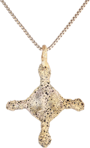 NORTHERN EUROPEAN CHRISTIAN CONVERT’S CROSS NECKLACE, 9th-10th CENTURY - Picardi Jewelry