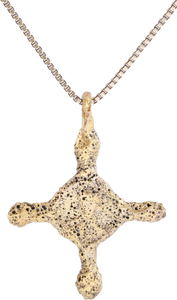 NORTHERN EUROPEAN CHRISTIAN CONVERT’S CROSS NECKLACE, 9th-10th CENTURY - Picardi Jewelry