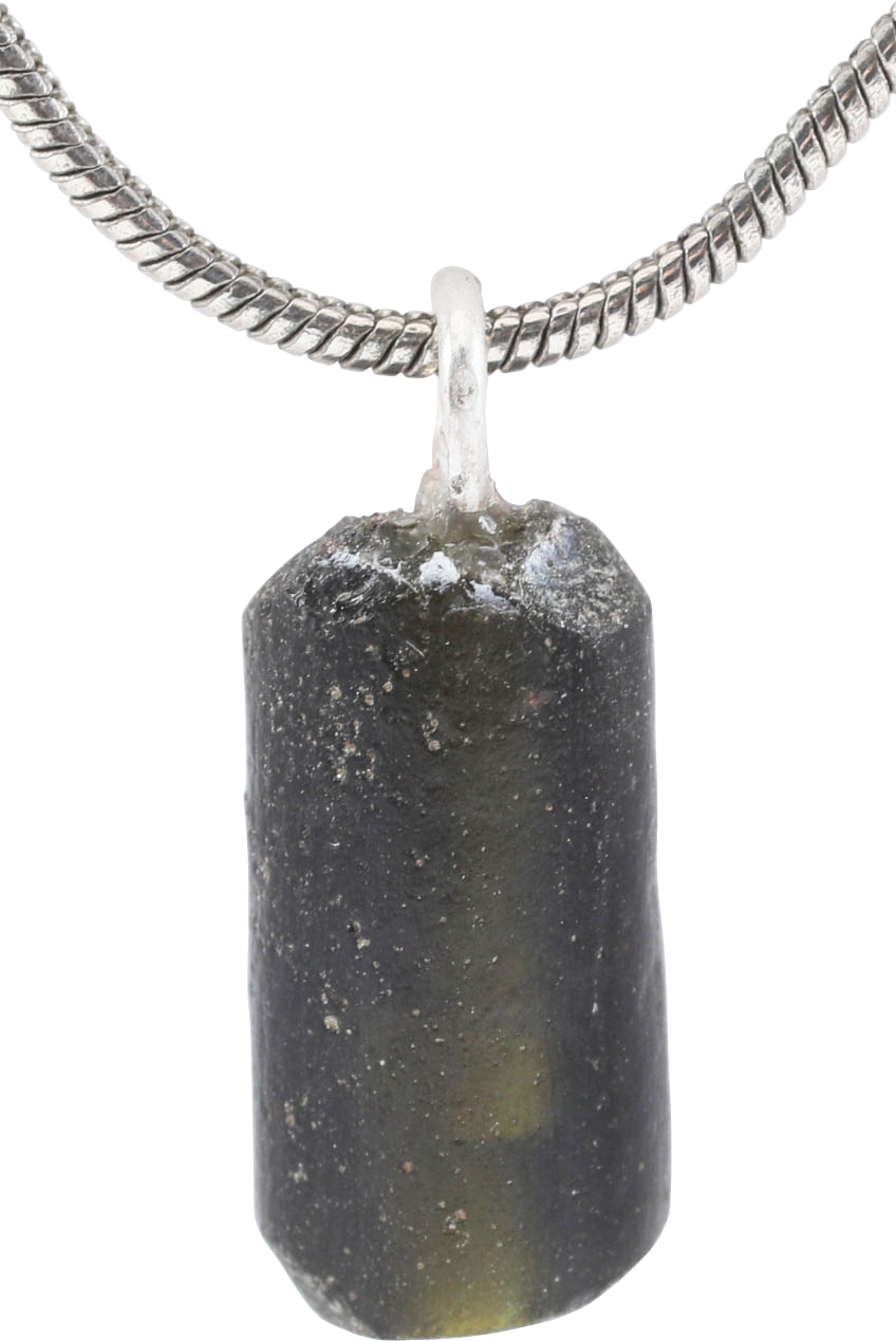 ROMAN GLASS BRACELET SEGMENT NECKLACE, C.100-400 AD - Picardi Jewelry