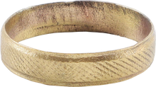 FINE VIKING WEDDING RING, 900-1050 AD, SIZE 9 ½