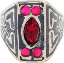 FINE UKRANIAN COSSACK HORSEMAN’S RING, SIZE 10 ½ - Fagan Arms