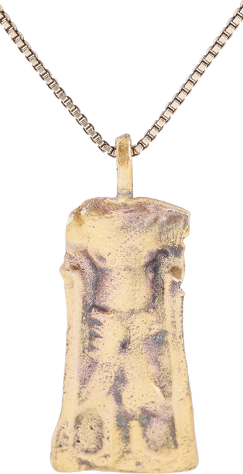 MEDIEVAL EUROPEAN BELT END FROM A BALDRICK NECKLACE C.1200-1450AD - Picardi Jewelry