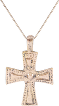 BYZANTINE CROSS PENDANT NECKLACE 6TH-8TH CENTURY AD - Picardi Jewelry