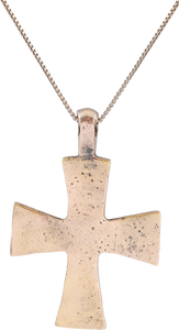 BYZANTINE CROSS PENDANT NECKLACE 6TH-8TH CENTURY AD - Picardi Jewelry