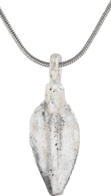 ANCIENT NEAR EAST/CAUCASIAN ARROWHEAD PENDANT NECKLACE 9TH-7TH CENTURY BC - Picardi Jewelry