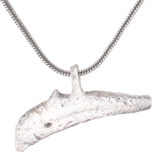 GREEK/UKRAINE BRONZE DOLPHIN PENDANT NECKLACE, 5TH-4TH CENTURY BC - Picardi Jewelry