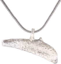 GREEK/UKRAINE BRONZE DOLPHIN PENDANT NECKLACE, 5TH-4TH CENTURY BC - Picardi Jewelry