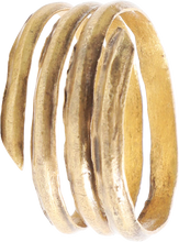 VIKING COIL RING 850-1050 AD, SIZE 11 ¼