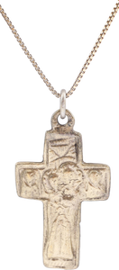 RENAISSANCE EUROPEAN CROSS 14TH-16TH CENTURY - Picardi Jewelry