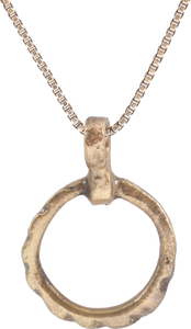 FINE VIKING BEARD RING NECKLACE, C.800-1050AD - Picardi Jewelry