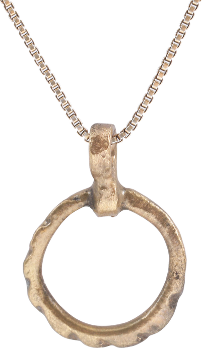 FINE VIKING BEARD RING NECKLACE, C.800-1050AD - Picardi Jewelry