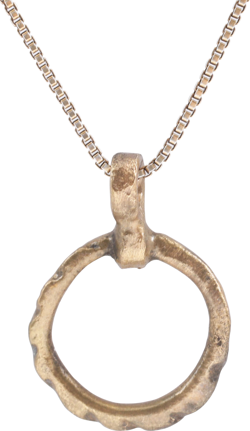 FINE VIKING BEARD RING NECKLACE, C.800-1050AD - Picardi Jewelry