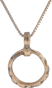 FINE VIKING BEARD RING NECKLACE, C.800-1050AD - Picardi Jewelry