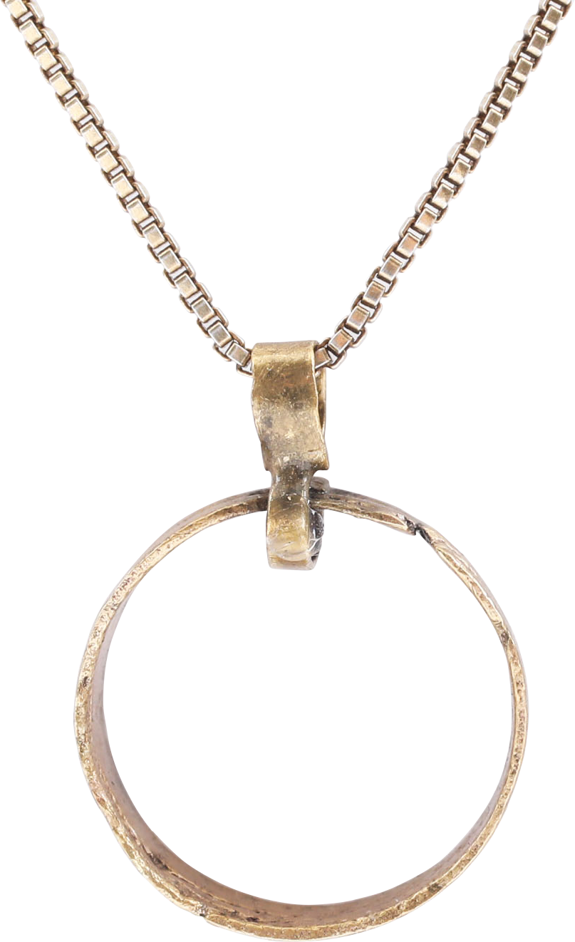 VIKING BEARD RING NECKLACE, 9TH-11TH CENTURY - Picardi Jewelry
