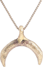 VIKING LUNAR PENDANT NECKLACE, C.900-1000 AD - Picardi Jewelry