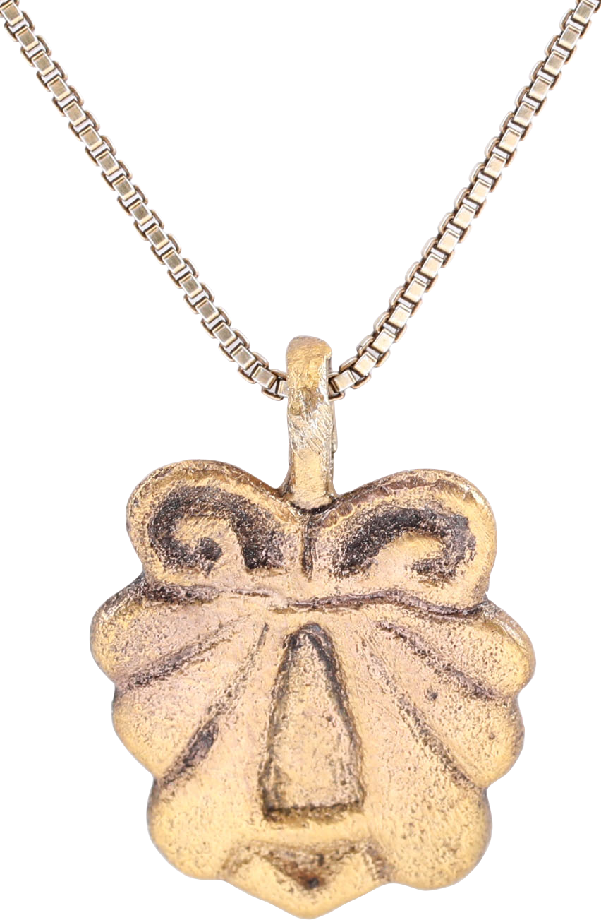 GOOD SCANDINAVIAN HEART PENDANT, 11TH-12TH CENTURY AD - Picardi Jewelry