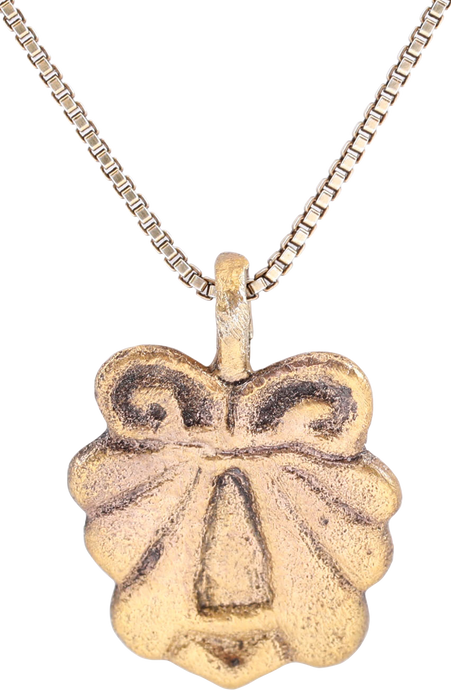 GOOD SCANDINAVIAN HEART PENDANT, 11TH-12TH CENTURY AD - Picardi Jewelry