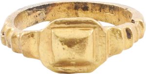 FINE ROMAN PROSTITUTE'S RING, C.100-300 AD, SIZE 3 ½ - Picardi Jewelry