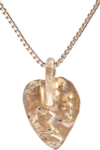 VIKING HEART PENDANT NECKLACE, C.750-850 AD - Picardi Jewelry