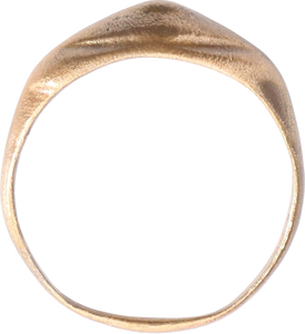 ANCIENT ROMAN/MEDIEVAL EVIL EYE RING, 4TH-8TH CENTURY AD, SIZE 8 - Picardi Jewelry