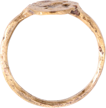 ROMAN SIGNET RING C.100-400 AD, SIZE 7 - Picardi Jewelry