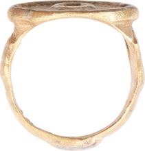 ROMAN EVIL EYE RING 3RD-5TH CENTURY AD, SIZE 8 - Picardi Jewelry