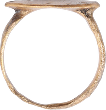 MEDIEVAL ANGLO-SAXON (ENGLISH) RING, 7TH-9TH CENTURY AD, SIZE 9 - Picardi Jewelry