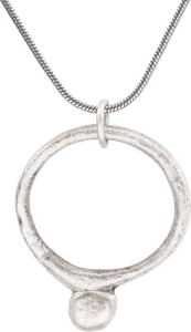 CELTIC PROSPERITY RING NECKLACE, C.300-100 BC - Picardi Jewelry