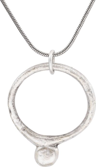 CELTIC PROSPERITY RING NECKLACE, C.300-100 BC - Picardi Jewelry