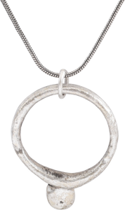 CELTIC PROSPERITY RING NECKLACE, C.300-100 BC - Picardi Jewelry