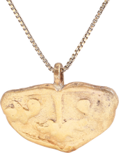 SCANDINAVIAN HEART PENDANT NECKLACE, 12TH-13TH CENTURY AD - Picardi Jewelry