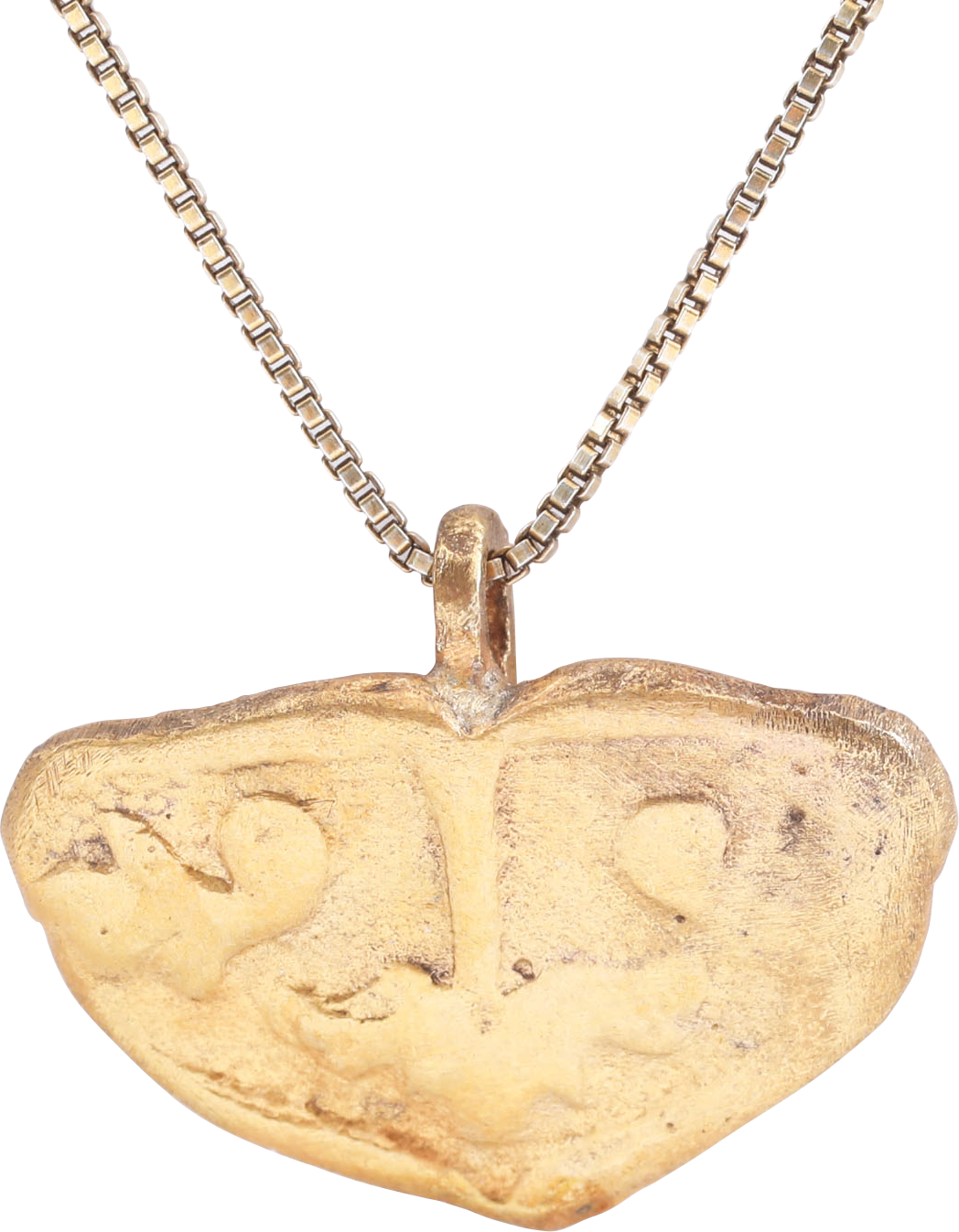 SCANDINAVIAN HEART PENDANT NECKLACE, 12TH-13TH CENTURY AD - Picardi Jewelry