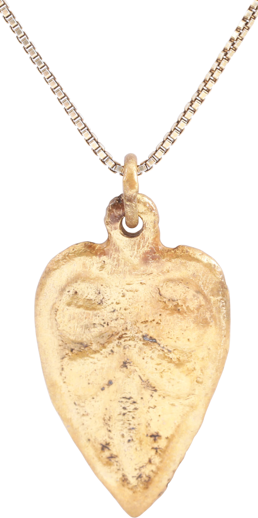 VIKING HEART PENDANT NECKLACE, C.950-1050 AD - Picardi Jewelry