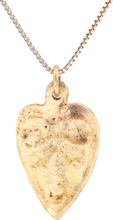 VIKING HEART PENDANT NECKLACE, C.950-1050 AD - Picardi Jewelry