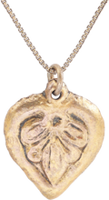 FINE ANCIENT VIKING HEART PENDANT, C.850-1050 AD - Picardi Jewelry