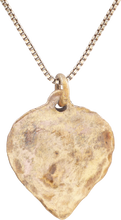 FINE ANCIENT VIKING HEART PENDANT, C.850-1050 AD - Picardi Jewelry
