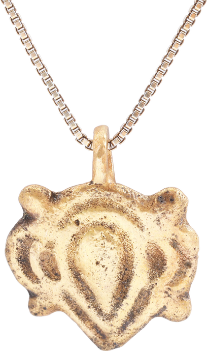 VIKING HEART PENDANT C.900-1000 AD - Picardi Jewelry