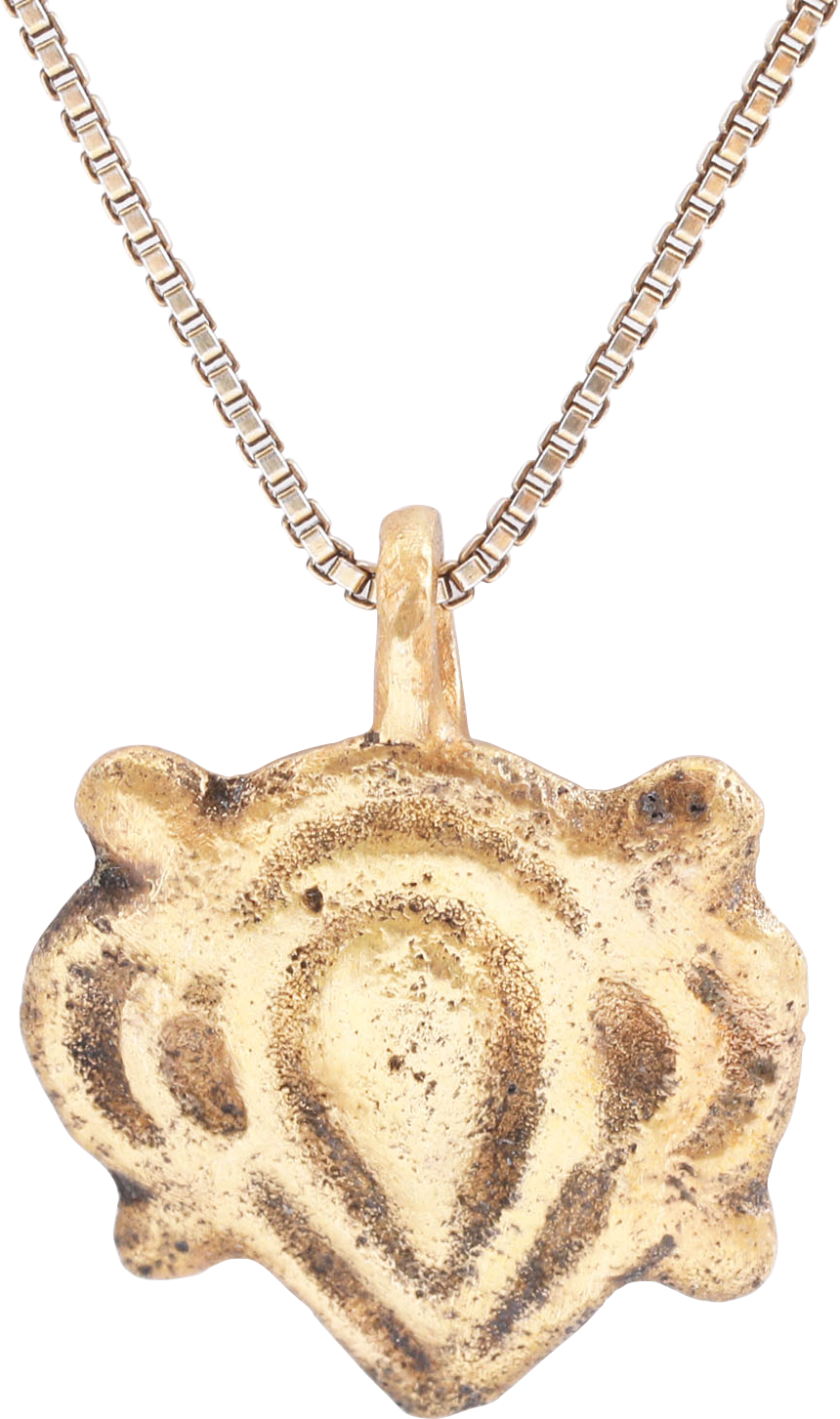 VIKING HEART PENDANT C.900-1000 AD - Picardi Jewelry