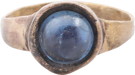 MEDIEVAL EUROPEAN RING C.1200-1500 AD, SIZE 5 3/4 - Picardi Jewelry