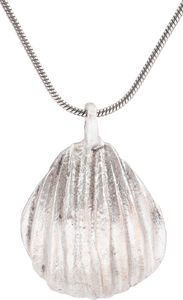 ROMAN LADY’S SHELL PENDANT NECKLANCE 1ST-4TH CENTURY AD - Picardi Jewelry
