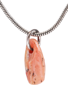 PRECOLUMBIAN STONE PENDANT NECKLACE, C.500-1600 AD - Picardi Jewelry