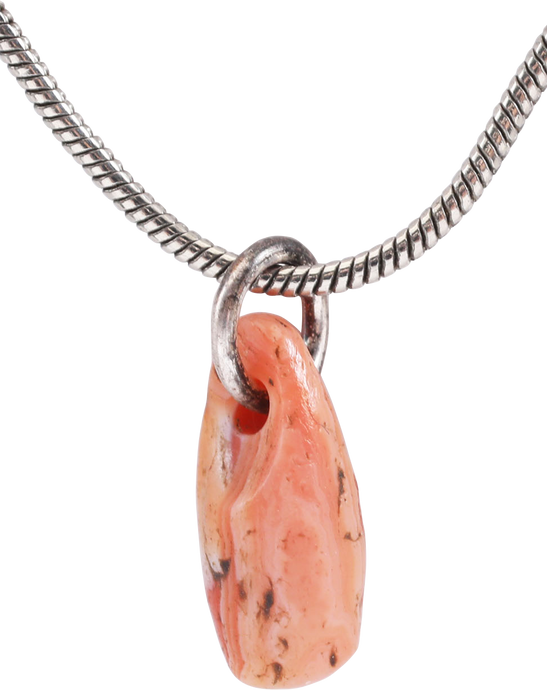PRECOLUMBIAN STONE PENDANT NECKLACE, C.500-1600 AD - Picardi Jewelry
