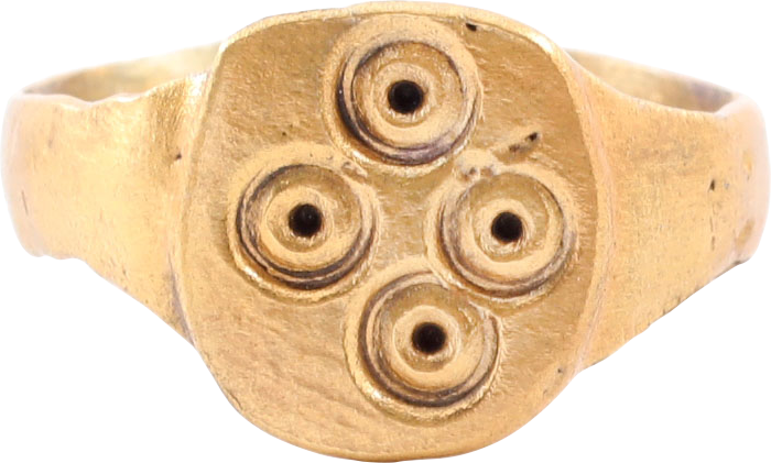 MEDIEVAL ANGLO-SAXON (ENGLISH) RING, SIZE 10 - Picardi Jewelry
