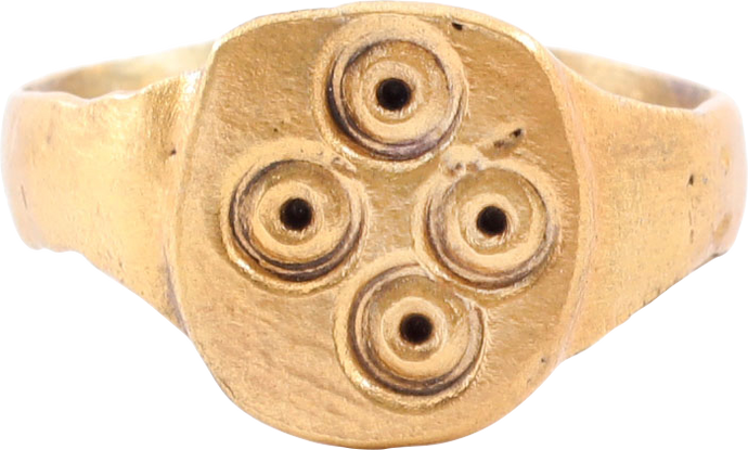 MEDIEVAL ANGLO-SAXON (ENGLISH) RING, SIZE 10 - Picardi Jewelry